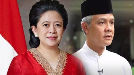 Ganjar Pranowo dan Puan Maharani