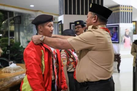 16 Pramuka Penggalang Kontingen LT-V Jateng Siap Teruskan Tradisi Juara