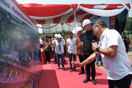 Revitalisasi PRPP Dimulai, Ganjar Canangkan Pembangunan ’Community Recreation and Sports Hub’