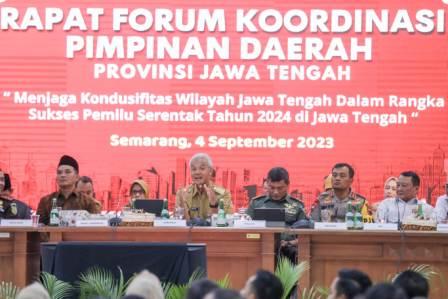 Jateng Siap Selenggarakan Pemilu 2024 yang Aman dan Kondusif