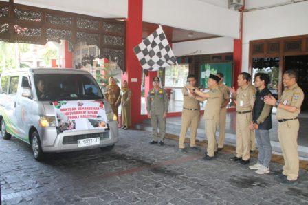 Pj Bupati Jepara Lepas Bantuan Kemanusiaan untuk Palestina