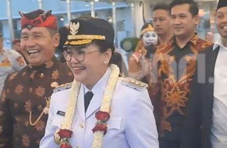 Dr Agustina Wilujeng Pramestuti SS MM, usai dilantik menjadi Wali Kota Semarang