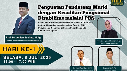 Kemenag Data Siswa Madrasah dengan Kesulitan Fungsional Disabilitas