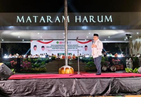 Ribuan Umat Lintas Agama Hadiri Doa Kebangsaan di NTB, Sekjen Kemenag: Toleransi Luar Biasa