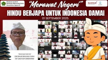 Umat Hindu Berjapa untuk Indonesia Damai dan Perkuat Persatuan Bangsa