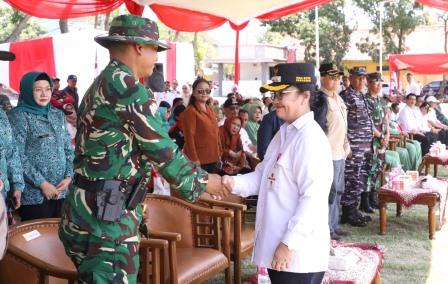 Serah Terima Program TMMD, Wali Kota Semarang Berharap Sinergitas TNI dan Masyarakat Bisa Bantu Atasi Persoalan Banjir di Wilayah Genuk